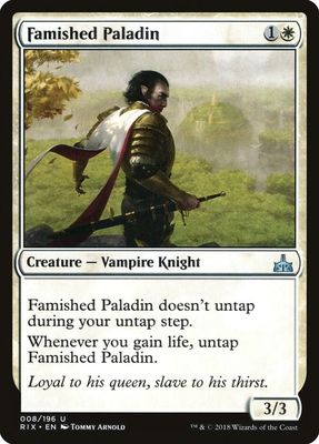 Famished Paladin 008/196 - Rivals of Ixalan (RIX)