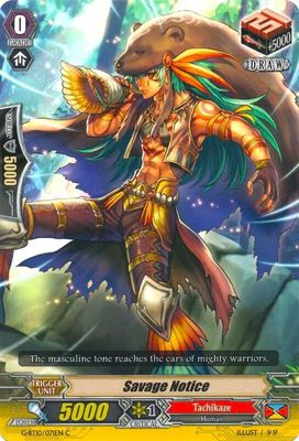 Savage Notice - G-BT10: Raging Clash of the Blade Fangs (G-BT10)