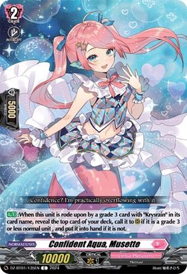 Confident Aqua, Musette - DZ-BT01: Fated Clash (DZ-BT01) DZ-BT01: Fated Clash
