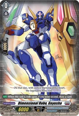 Dimensional Robo, Goyusha - DZ-BT03: Dimensional Transcendence (DZ-BT03) DZ-BT03: Dimensional Transcendence