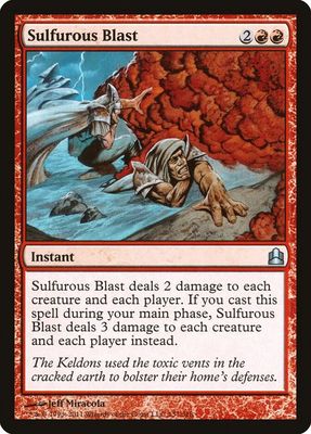 Sulfurous Blast 137/318 - Commander (CMD)