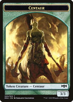Centaur Token 005/013 - Ravnica Allegiance (RNA) (Español)