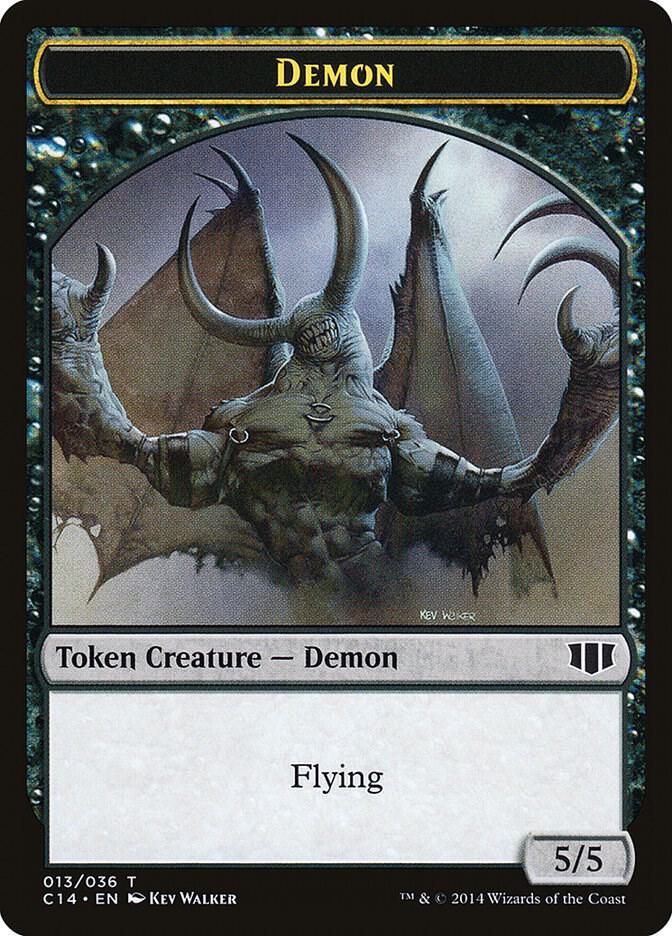 Demon 013/036 // Zombie 016/036 - Double-Sided Token - Commander 2014 (C14)