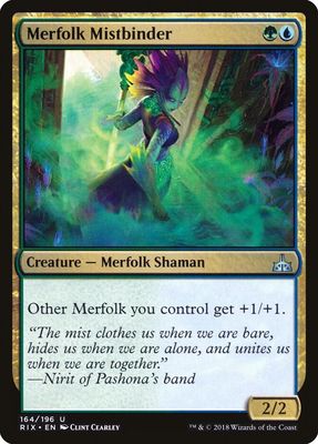 Merfolk Mistbinder 164/196 - Rivals of Ixalan (RIX)
