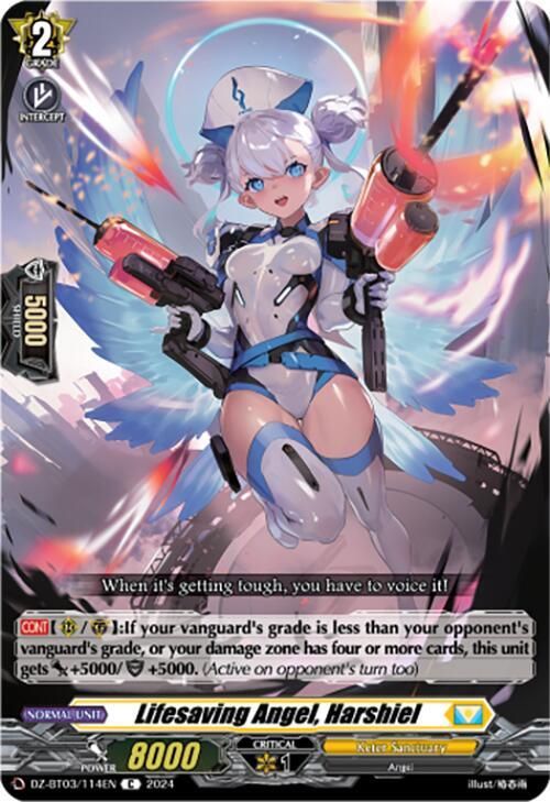 Lifesaving Angel, Harshiel - DZ-BT03: Dimensional Transcendence (DZ-BT03) DZ-BT03: Dimensional Transcendence