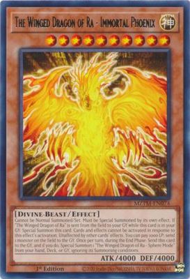 The Winged Dragon of Ra - Immortal Phoenix - MZTM-EN074 - Rare 1st Edition Maze of the Master 1st Edition Singles
