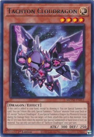 Tachyon Cloudragon - MZTM-EN012 - Rare 1st Edition Maze of the Master 1st Edition Singles