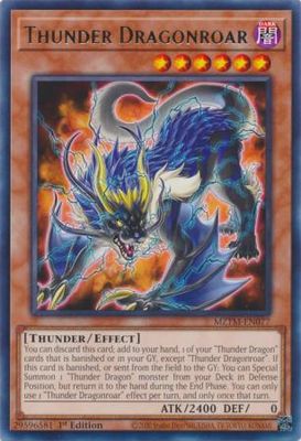 Thunder Dragonroar - MZTM-EN077 - Rare 1st Edition Maze of the Master 1st Edition Singles