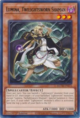 Lumina, Twilightsworn Shaman - MZTM-EN075 - Rare 1st Edition Maze of the Master 1st Edition Singles