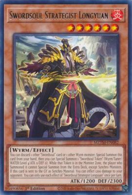Swordsoul Strategist Longyuan - MZTM-EN082 - Rare 1st Edition Maze of the Master 1st Edition Singles