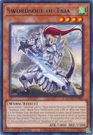 Swordsoul of Taia - MZTM-EN081 - Rare 1st Edition Maze of the Master 1st Edition Singles