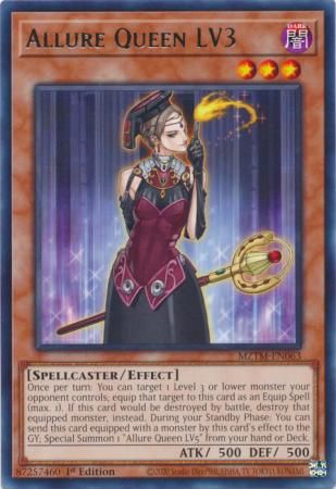 Allure Queen LV3 - MZTM-EN063 - Rare 1st Edition Maze of the Master 1st Edition Singles