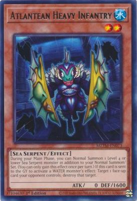 Atlantean Heavy Infantry - MZTM-EN073 - Rare 1st Edition Maze of the Master 1st Edition Singles