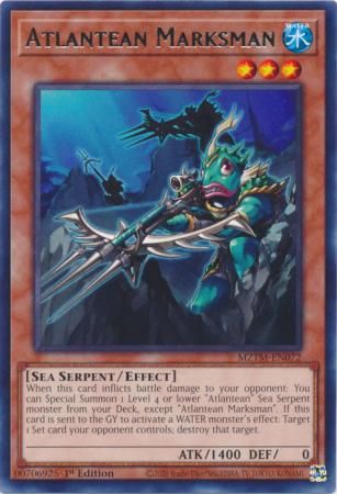 Atlantean Marksman - MZTM-EN072 - Rare 1st Edition Maze of the Master 1st Edition Singles