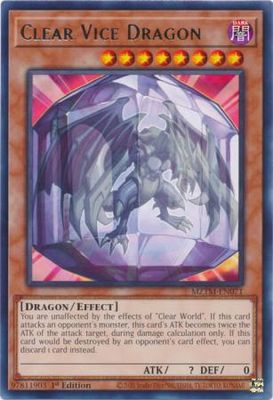 Clear Vice Dragon - MZTM-EN071 - Rare 1st Edition Maze of the Master 1st Edition Singles
