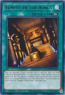 Temple of the Kings - MZTM-EN097 - Rare 1st Edition Maze of the Master 1st Edition Singles