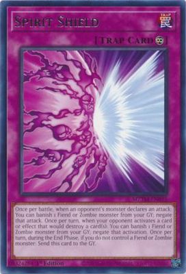 Spirit Shield - MZTM-EN035 - Rare 1st Edition Maze of the Master 1st Edition Singles