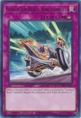 Gladiator Beast War Chariot - MZTM-EN105 - Rare 1st Edition Maze of the Master 1st Edition Singles