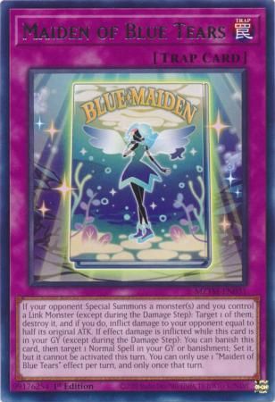 Maiden of Blue Tears - MZTM-EN031 - Rare 1st Edition Maze of the Master 1st Edition Singles