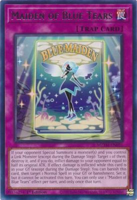 Maiden of Blue Tears - MZTM-EN031 - Rare 1st Edition Maze of the Master 1st Edition Singles