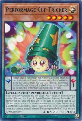 Performage Cup Tricker - MZTM-EN052 - Rare 1st Edition Maze of the Master 1st Edition Singles