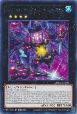 Number 4: Stealth Kragen - MZTM-EN095 - Rare 1st Edition Maze of the Master 1st Edition Singles
