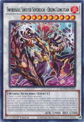 Swordsoul Sinister Sovereign - Qixing Longyuan - MZTM-EN090 - Rare 1st Edition Maze of the Master 1st Edition Singles