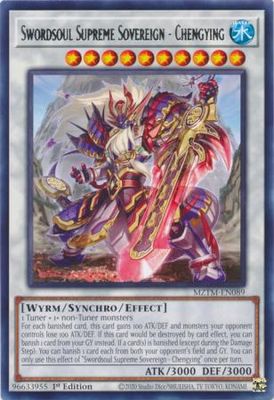 Swordsoul Supreme Sovereign - Chengying - MZTM-EN089 - Rare 1st Edition Maze of the Master 1st Edition Singles