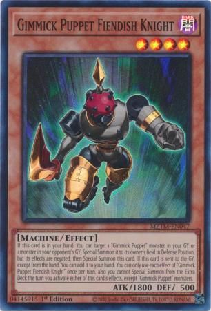 Gimmick Puppet Fiendish Knight - MZTM-EN047 - Super Rare 1st Edition Maze of the Master 1st Edition Singles