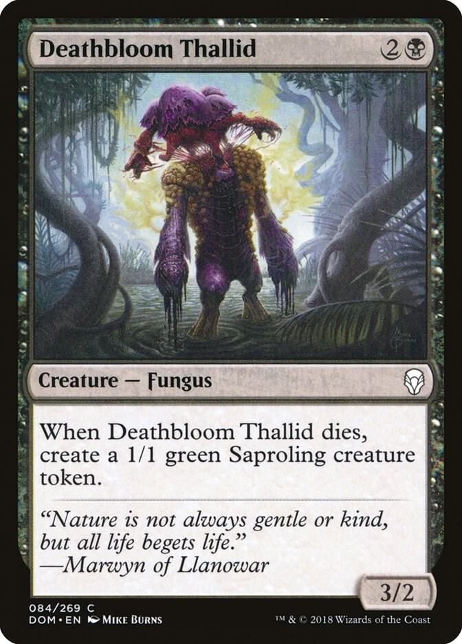 Deathbloom Thallid 084/269 - Dominaria (DOM) (Español)