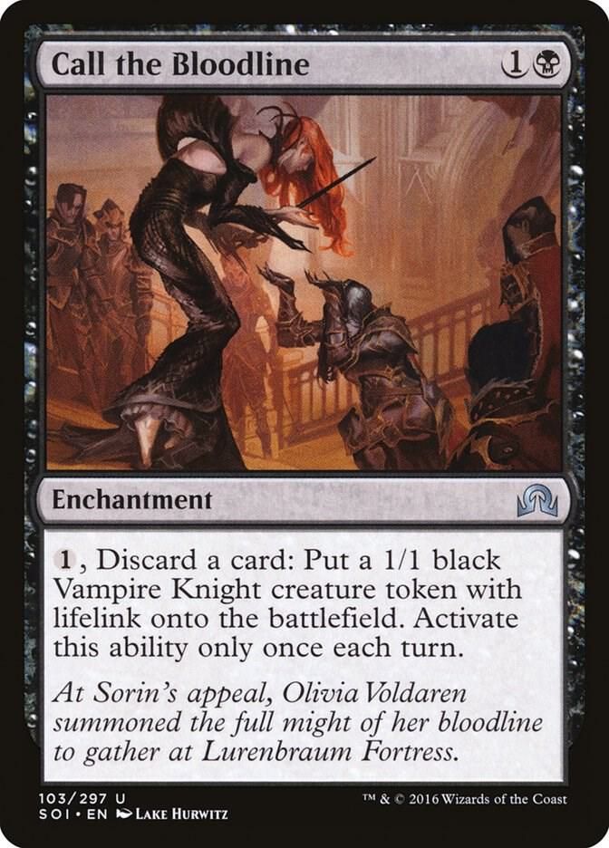 Call the Bloodline 103/297 - Shadows over Innistrad (SOI) (Español)