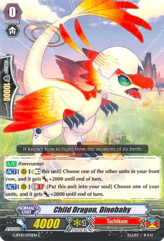Child Dragon, Dinobaby - G-BT10: Raging Clash of the Blade Fangs (G-BT10) G-BT10: Raging Clash of the Blade Fangs