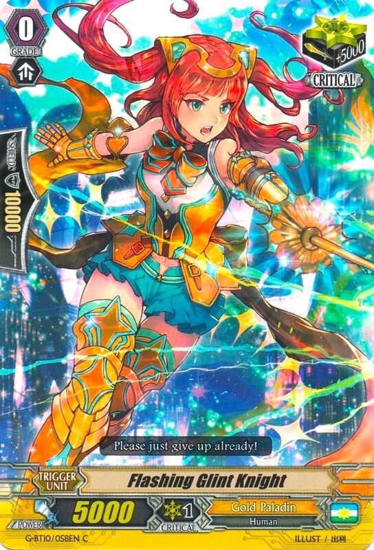 Flashing Glint Knight - G-BT10: Raging Clash of the Blade Fangs (G-BT10) G-BT10: Raging Clash of the Blade Fangs