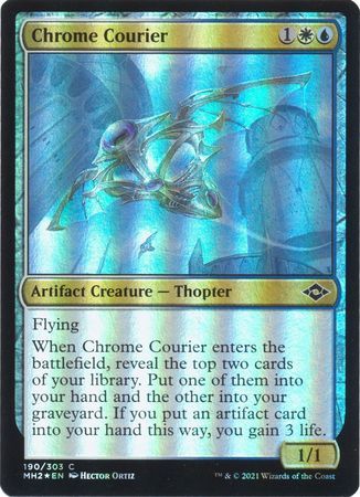 Chrome Courier 190/303 - Foil Modern Horizons 2 Foil Singles