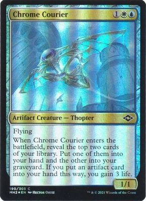 Chrome Courier 190/303 - Foil Modern Horizons 2 Foil Singles