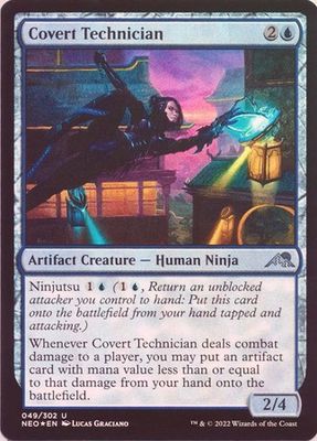 Covert Technician 049/302 - Foil Kamigawa Neon Dynasty Foil Singles
