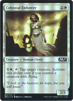 Celestial Enforcer 011/274 - Foil Magic 2021 (M21) Foil Singles