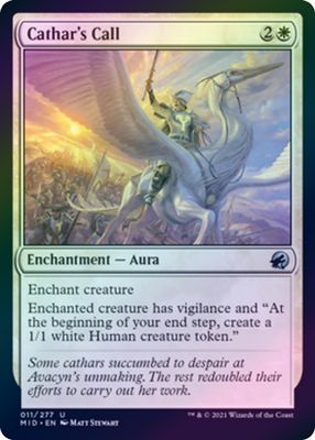 Cathar&#39;s Call 011/277 - Foil Innistrad: Midnight Hunt Foil Singles
