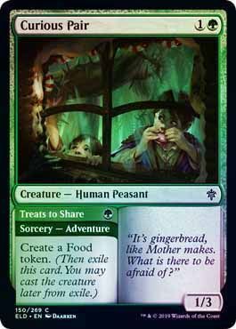 Curious Pair 150/269 - Foil Throne of Eldraine Foil Singles