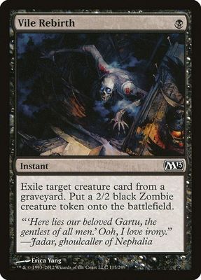 Vile Rebirth 115/249 - Magic 2013 (M13) (Español)