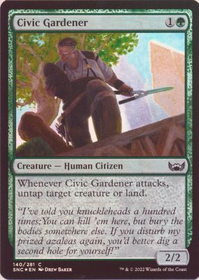 Civic Gardener 140/281 - Foil Streets of New Capenna Foil Singles (Español)