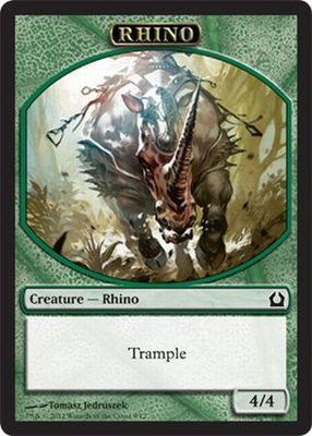 Rhino Token - Return to Ravnica Return to Ravnica Singles