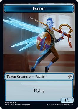 Faerie Token 005/020 - Full Art Throne of Eldraine Singles (Español)