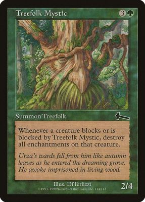 Treefolk Mystic 114/143- Urza&#39;s Legacy (ULG) (Español)