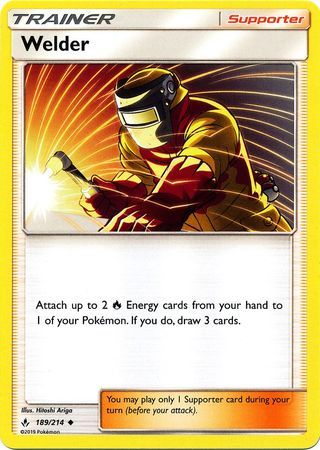 Welder - 189/214 - Uncommon Sun &amp; Moon: Unbroken Bonds Singles