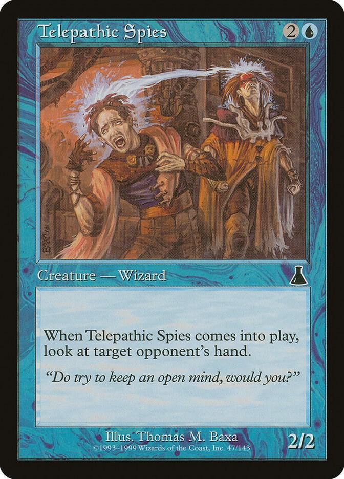 Telepathic Spies 47/143 - Urza&#39;s Destiny (UDS) (Español)