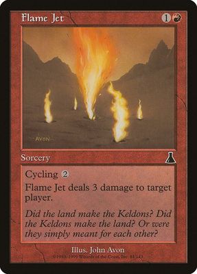Flame Jet 81/143 - Urza&#39;s Destiny (UDS) (Español)