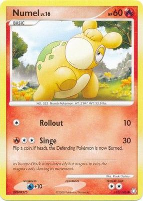 Numel - 110/146 - Common Diamond &amp; Pearl: Legends Awakened Singles