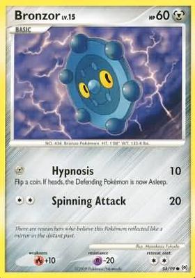 Bronzor - 54/99 - Common Platinum: Arceus Singles