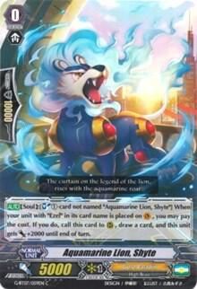 Aquamarine Lion, Shyte - G-BT07: Glorious Bravery of Radiant Sword (G-BT07) G-BT07: Glorious Bravery of Radiant Sword